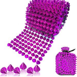 1 Yard Spike for Crafts Stud Cone Flatback Plastic Trim Mesh Decoration Costumes